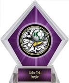 Awards Bust-Out Soccer Purple Diamond Ice Trophy Awards Bust-Out Soccer Purple Diamond Ice Trophy