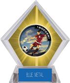 P.R. Female Soccer Yellow Diamond Ice Trophy P.R. Female Soccer Yellow Diamond Ice Trophy