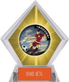 P.R. Female Soccer Yellow Diamond Ice Trophy P.R. Female Soccer Yellow Diamond Ice Trophy