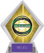 Awards Classic Soccer Yellow Diamond Ice Trophy Awards Classic Soccer Yellow Diamond Ice Trophy