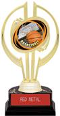 Gold Hurricane 7" HD Basketball Trophy Gold Hurricane 7" HD Basketball Trophy
