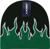 Decky Kids Flame Pattern Fire Beanies Decky Kids Flame Pattern Fire Beanies
