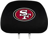 NFL San Francisco 49ers Headrest Covers - Set of 2 NFL San Francisco 49ers Headrest Covers - Set of 2