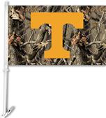 COLLEGIATE Tennessee Realtree Camo Car Flag COLLEGIATE Tennessee Realtree Camo Car Flag