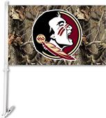 COLLEGIATE Florida State Realtree Camo Car Flag COLLEGIATE Florida State Realtree Camo Car Flag