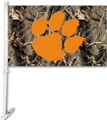 COLLEGIATE Clemson Realtree Camo Car Flag COLLEGIATE Clemson Realtree Camo Car Flag