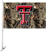 COLLEGIATE Texas Tech Realtree Camo Car Flag COLLEGIATE Texas Tech Realtree Camo Car Flag