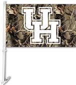 COLLEGIATE Houston Realtree Camo Car Flag COLLEGIATE Houston Realtree Camo Car Flag