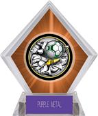 Awards Bust-Out Soccer Orange Diamond Ice Trophy Awards Bust-Out Soccer Orange Diamond Ice Trophy