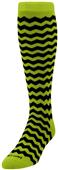 Twin City Krazisox Chevron Over Calf Nylon Socks Twin City Krazisox Chevron Over Calf Nylon Socks