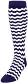 Twin City Krazisox Chevron Over Calf Nylon Socks Twin City Krazisox Chevron Over Calf Nylon Socks