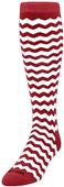 Twin City Krazisox Chevron Over Calf Nylon Socks Twin City Krazisox Chevron Over Calf Nylon Socks