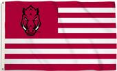 COLLEGIATE Arkansas Stripes 3' x 5' Flag w/Grommet COLLEGIATE Arkansas Stripes 3' x 5' Flag w/Grommet