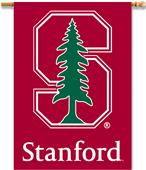COLLEGIATE Stanford 2-Sided 28"x40" Banner w/Pole COLLEGIATE Stanford 2-Sided 28"x40" Banner w/Pole