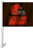 NFL Cleveland Browns 2-Sided 11" x 14" Car Flag NFL Cleveland Browns 2-Sided 11" x 14" Car Flag