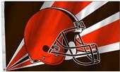 NFL Cleveland Browns Helmet 3' x 5' Flag NFL Cleveland Browns Helmet 3' x 5' Flag