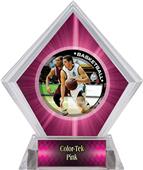P.R. Male Basketball Pink Diamond Ice Trophy P.R. Male Basketball Pink Diamond Ice Trophy