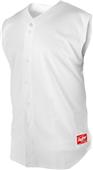 Rawlings Mens Youth Full-Button Sleeveless Jersey Rawlings Mens Youth Full-Button Sleeveless Jersey