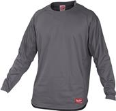 Rawlings Dugout Long Sleeve Fleece Pullover Rawlings Dugout Long Sleeve Fleece Pullover