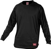 Rawlings Dugout Long Sleeve Fleece Pullover Rawlings Dugout Long Sleeve Fleece Pullover