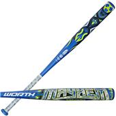 Worth Mayhem Balanced Singlewall Slowpitch Bat Worth Mayhem Balanced Singlewall Slowpitch Bat