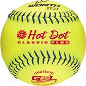 Worth GSL Hot Dot Classic Plus Slowpitch Softballs Worth GSL Hot Dot Classic Plus Slowpitch Softballs