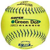 Worth GSL Green Dot 11" Slowpitch Softballs Worth GSL Green Dot 11" Slowpitch Softballs