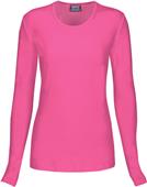 Cherokee Womens Long Sleeve Knit Scrub Tee Cherokee Womens Long Sleeve Knit Scrub Tee