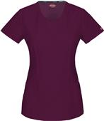 Dickies Women's Mock Wrap Scrub Tops Dickies Women's Mock Wrap Scrub Tops