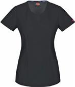 Dickies Women's Mock Wrap Scrub Tops Dickies Women's Mock Wrap Scrub Tops