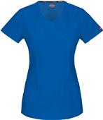 Dickies Women's Mock Wrap Scrub Tops Dickies Women's Mock Wrap Scrub Tops