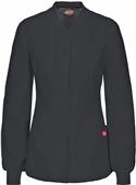 Dickies Women's Snap Front Warm-Up Scrub Jackets Dickies Women's Snap Front Warm-Up Scrub Jackets