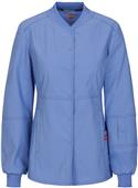 Dickies Women's Snap Front Warm-Up Scrub Jackets Dickies Women's Snap Front Warm-Up Scrub Jackets