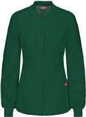Dickies Women's Snap Front Warm-Up Scrub Jackets Dickies Women's Snap Front Warm-Up Scrub Jackets