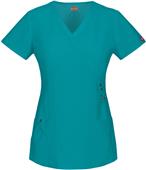 Dickies Women's Contemporary Fit Scrub Top Dickies Women's Contemporary Fit Scrub Top