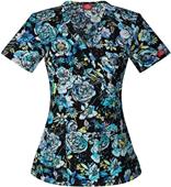 Dickies Women's Mock Wrap Scrub Top Dickies Women's Mock Wrap Scrub Top