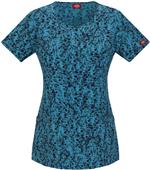 Dickies Women's Jr Fit Mock Wrap Scrub Top Dickies Women's Jr Fit Mock Wrap Scrub Top