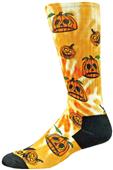Red Lion Pumpkins Halloween Sublimated Crew Socks Red Lion Pumpkins Halloween Sublimated Crew Socks