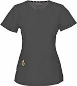 HeartSoul Women's Wrapped Up V-Neck Scrub Tops HeartSoul Women's Wrapped Up V-Neck Scrub Tops