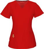 HeartSoul Women's Wrapped Up V-Neck Scrub Tops HeartSoul Women's Wrapped Up V-Neck Scrub Tops