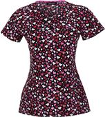 HeartSoul Women's V-Neck Mock Wrap Scrub Tops HeartSoul Women's V-Neck Mock Wrap Scrub Tops