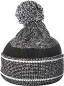 Richardson Heathered Knit with Cuff & Pom Beanie Richardson Heathered Knit with Cuff & Pom Beanie