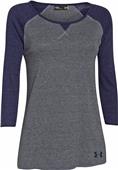 Under Armour Womens Stadium 3/4 Sleeve Tee Under Armour Womens Stadium 3/4 Sleeve Tee