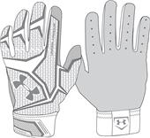 Under Armour Yard Clutchfit Batting Gloves Under Armour Yard Clutchfit Batting Gloves
