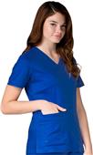 Maevn Blossom Women's Curved V-Neck Scrub Tops Maevn Blossom Women's Curved V-Neck Scrub Tops