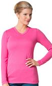 Maevn Modal Women's Long Sleeve Knit Scrub Tops Maevn Modal Women's Long Sleeve Knit Scrub Tops