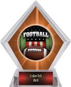 Awards Patriot Football Orange Diamond Ice Trophy Awards Patriot Football Orange Diamond Ice Trophy