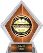 Awards Classic Football Orange Diamond Ice Trophy Awards Classic Football Orange Diamond Ice Trophy