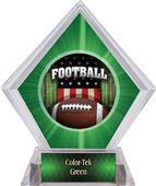 Awards Patriot Football Green Diamond Ice Trophy Awards Patriot Football Green Diamond Ice Trophy
