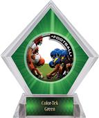 Awards PR1 Football Green Diamond Ice Trophy Awards PR1 Football Green Diamond Ice Trophy